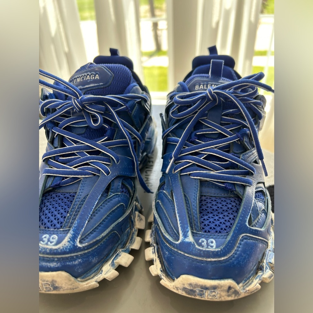 Balenciaga Faded Blue Track Sneakers Size 39